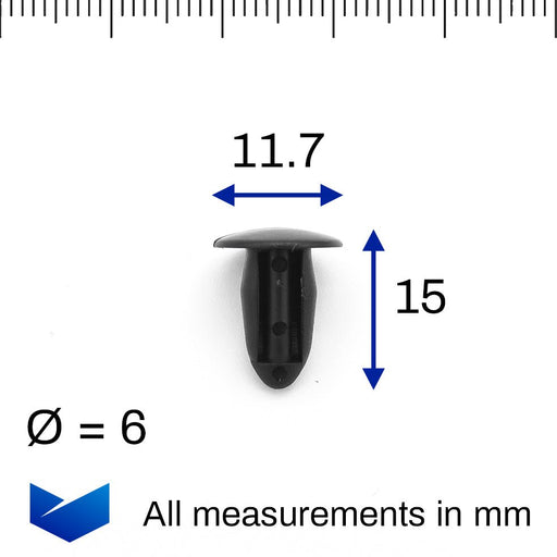 10x Schwellerclipse Befestigungs Clips Set Seiten Schweller für BMW 3e —  MD-TrackPerformance