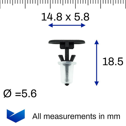 10x Ford Mondeo Tür Verkleidung Clips Befestigung für Gummi Dichtung Unten  - 1042065 - KOSTENLOSER VERSAND! : : Auto & Motorrad