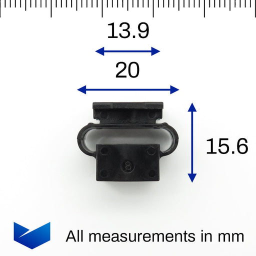 Blechmutter, Federmutter 6,3 mm u.a für Kotflügelverschraubung Golf & Co,  Polo, Passat, Montagematerial Kleinteile und Clips, Innenausstattung, Golf 1 und Co