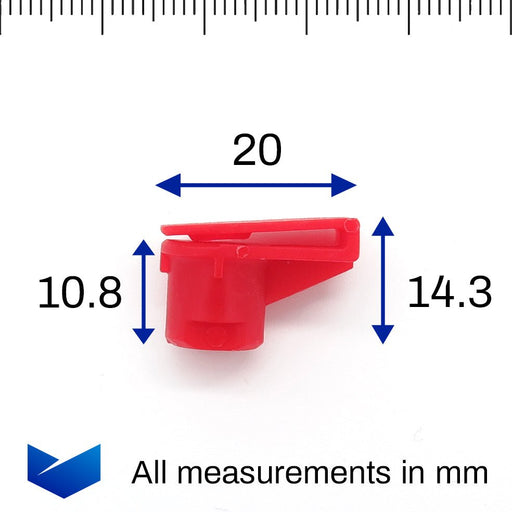 8mm Plastic Rivet- Vauxhall Bumper & Wheel Arch Lining Clip - 90450482 —  VehicleClips