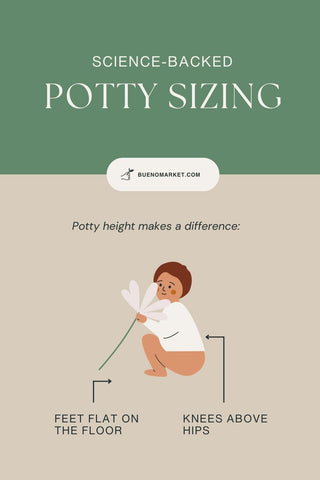 Potty chair size matters for your toddler