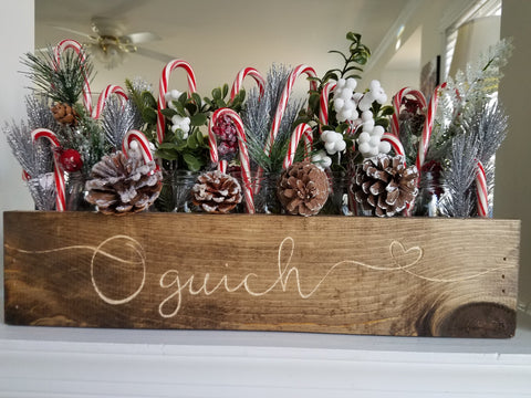 Candy Canes and Greenery