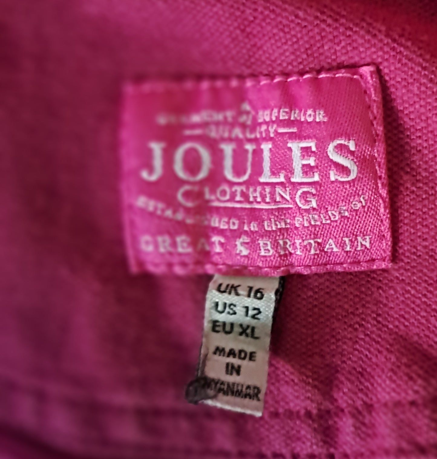 Polo rose T.XL Marque JOULES - LADYDRESSING29
