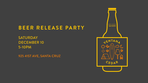 Ventana Cedar Keg Release