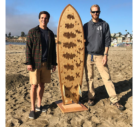 Peter and his Ventana Fish Surfboard