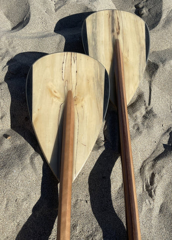 Ventana wooden paddle board paddles