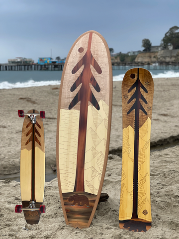 Ventana Treefish Surfboard, Skateboard, Snowboard