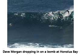 Dave Morgan surfing Honolua Bay