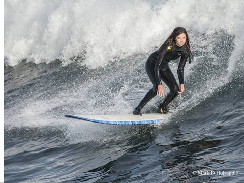 Amaya Dennis on the Western Flyer Bonobo 9'1" - Photo by Mark Holsapple