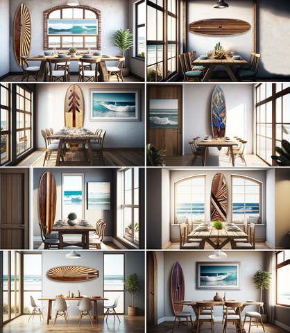 Ventana Surfboards and paddle boards in beach houses