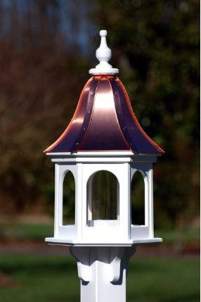 Copper Gazebo Bird Feeder