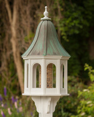 Large Copper Bird Feeder