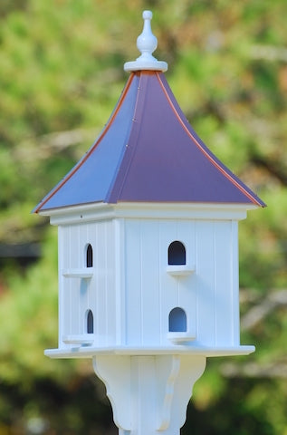 Original Copper & Vinyl Birdhouse