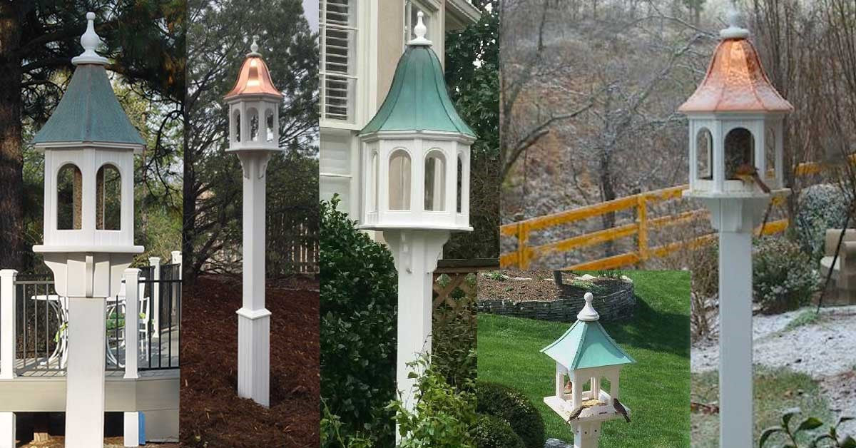 Customer Pics Copper Bird Feeder