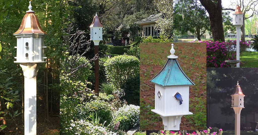 Copper Roof Birdhouse Pics Sent by Customers