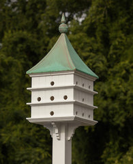 Copper Roof Martin Birdhouse with 24 Units