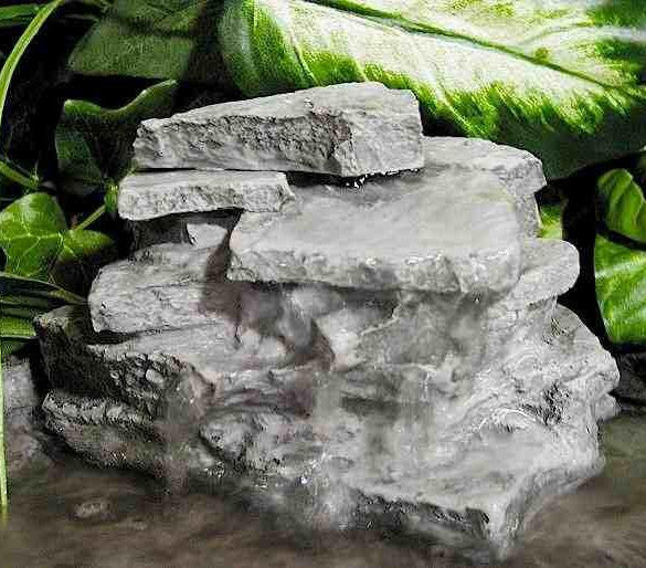 Download Layered Rock Waterfall | Birdbath Fountains | Bird Bath ...