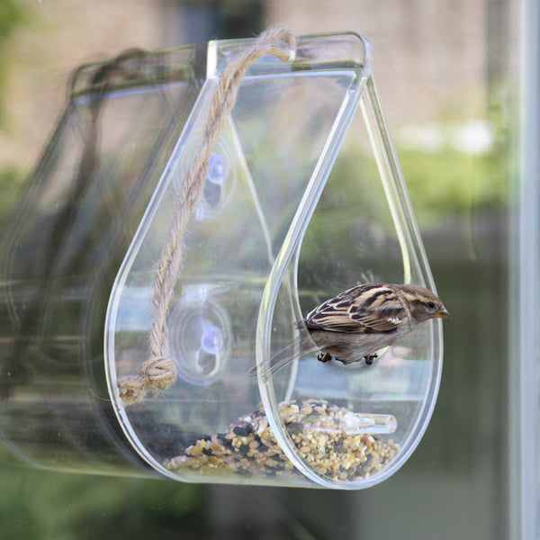 Fun Window Bird Feeders Dew Drop Window Bird Feeder The