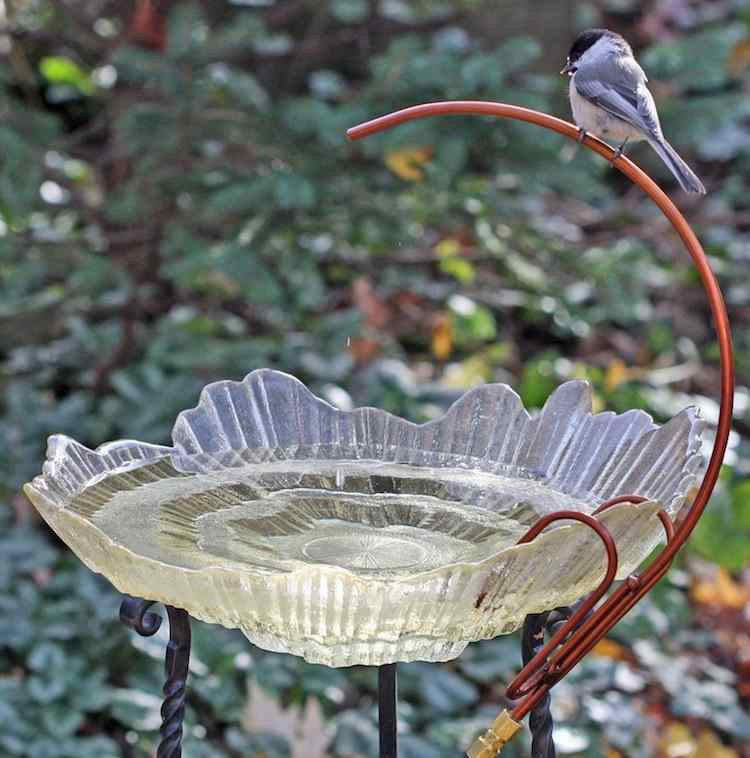 Tall Bird Bath with Dripper | Large Birdbath Dripper | Baths & Drippers - The Birdhouse Chick