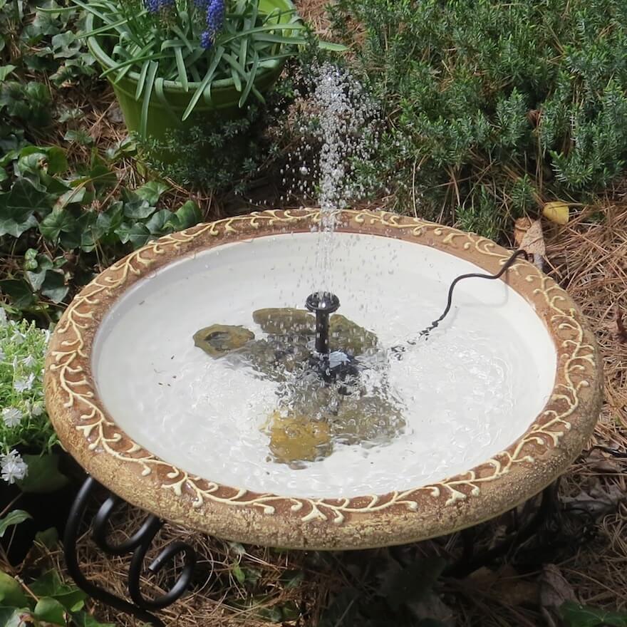 Large Solar Fountain Bird Bath Unique Solar Bird Baths The