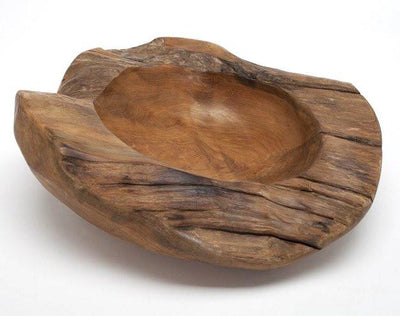 Teak Wood Bowl Decorative Teak Bowl Large Wood Bowls The Birdhouse Chick