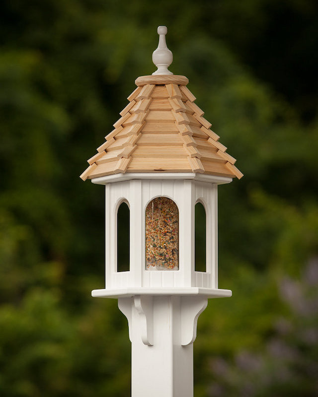 Vinyl Bird Feeders Gazebo Bird Feeders Post Mounted Bird Feeders