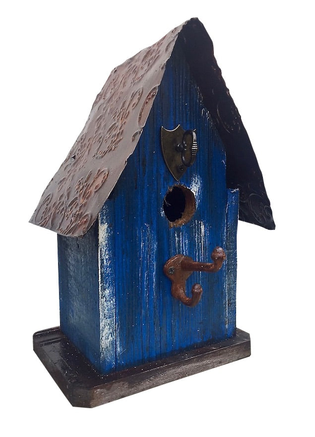 Barn Wood Tin Birdhouses Rustic Birdhouse Unique Bird House