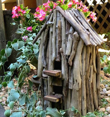 Natural Driftwood Birdhouse-Handcrafted, Indonesia - The ...