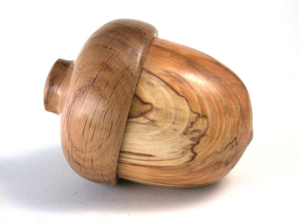 LV-1409 German Hornbeam &amp; Oak Hand Turned Wooden Acorn 