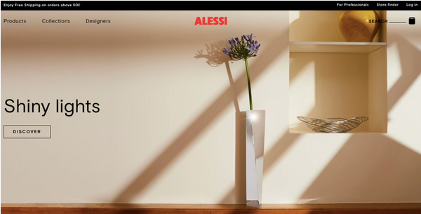 Alessi homepage