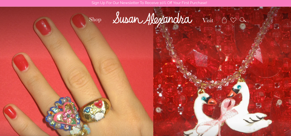 Susan Alexandra homepage