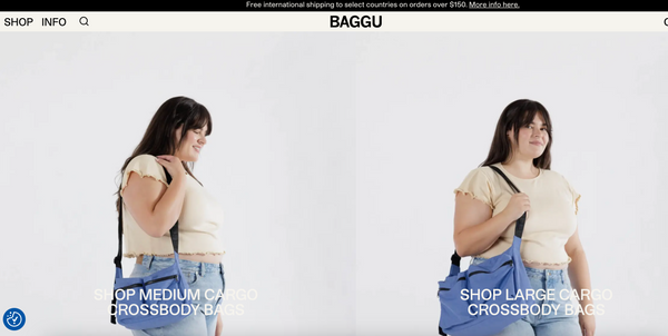 Baggu homepage