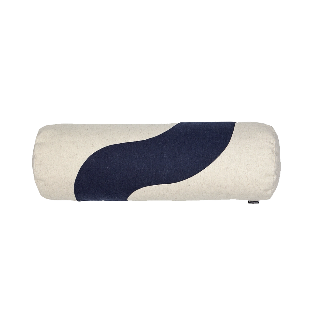 Marimekko Seireeni Dark Blue Tube Cushion