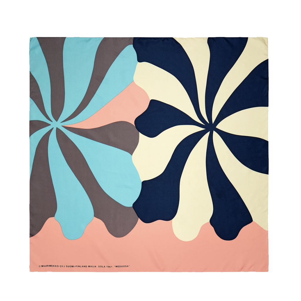 Marimekko Lauhtua Meduusa Silk Scarf