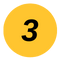 Yellow circle with the number 3 inside it