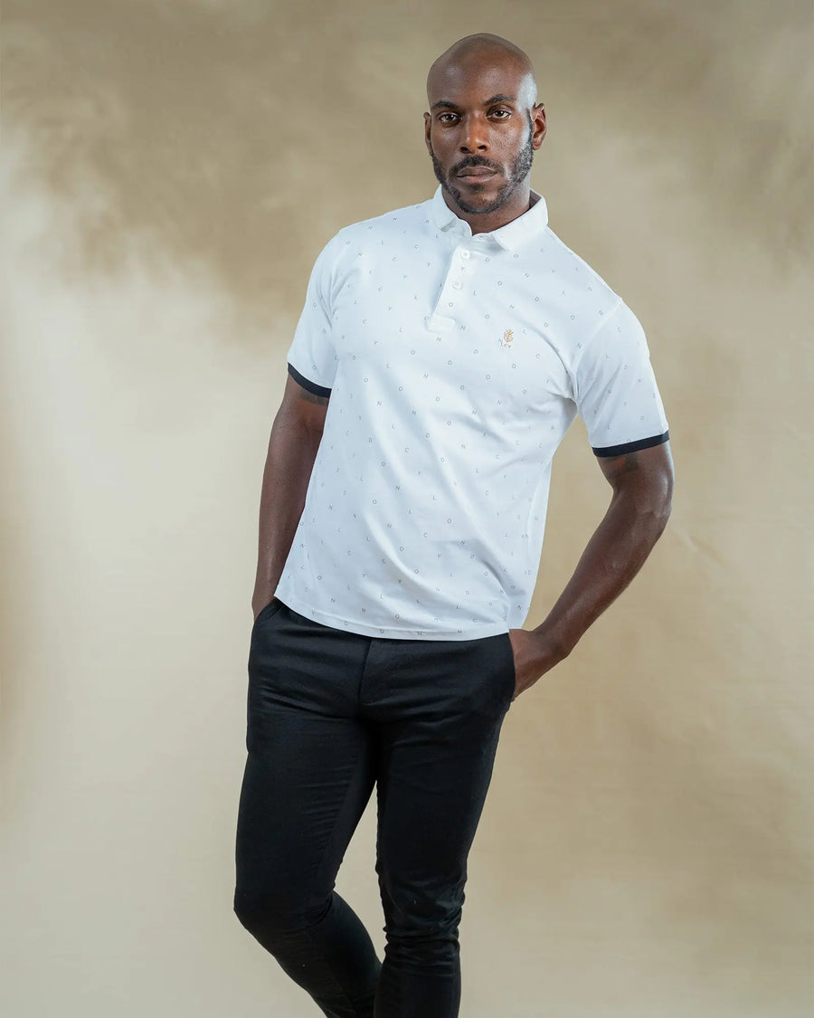 LCY LONDON | Signature London Printed Mens Polo Shirt