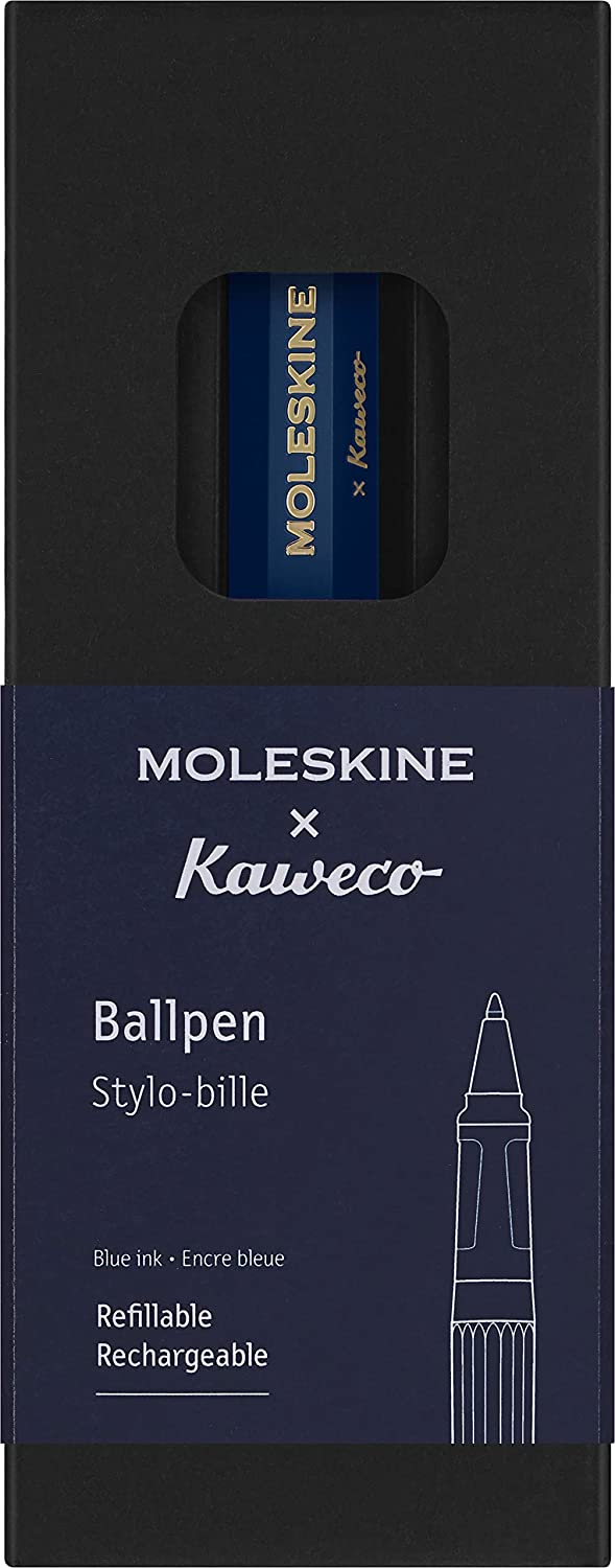 Ballpen Moleskine Kaweko azul con tinta azul
