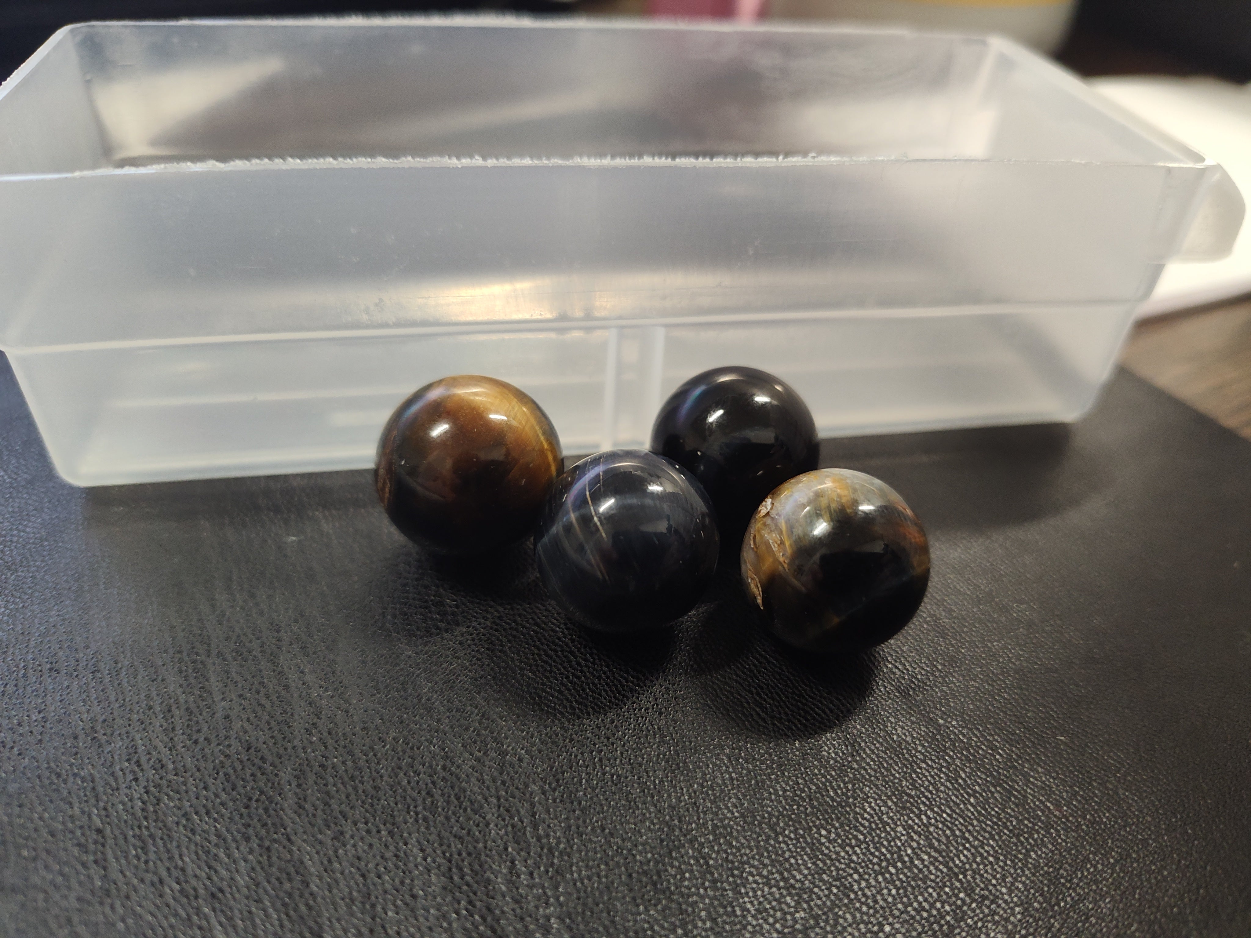 Blue Tigers Eye Mini Spheres