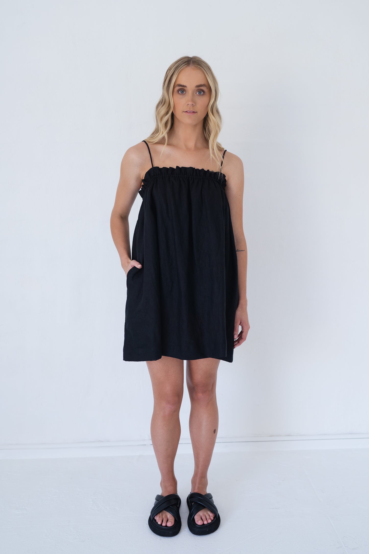Alba Mini Dress | Black – Hanalu Label