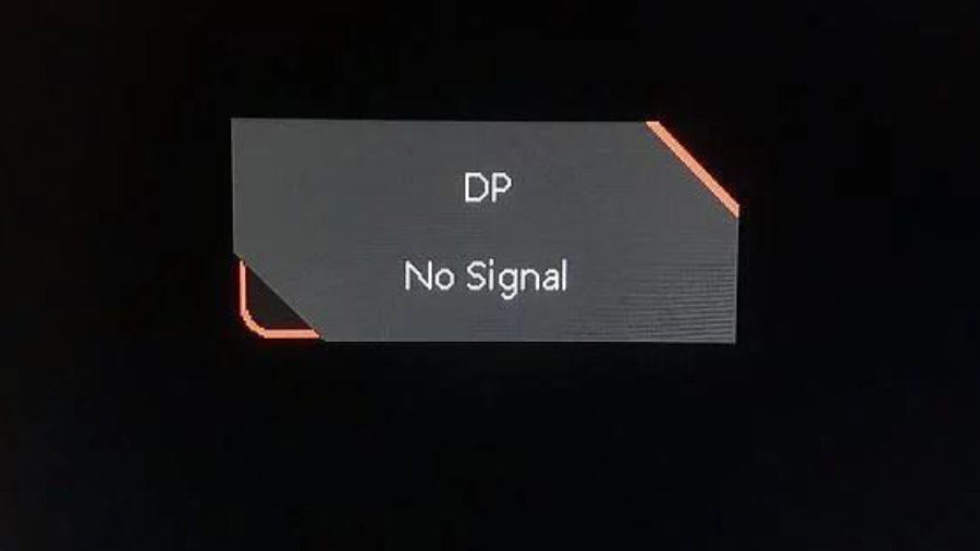 No DisplayPort Signal