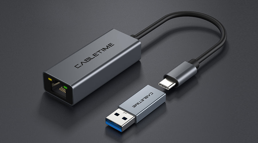 CABLETIME USB A Ethernet adapter