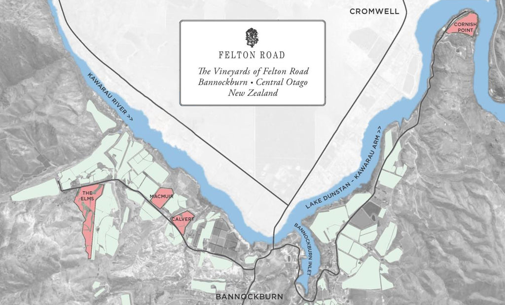 Felton Road Vineyards Map