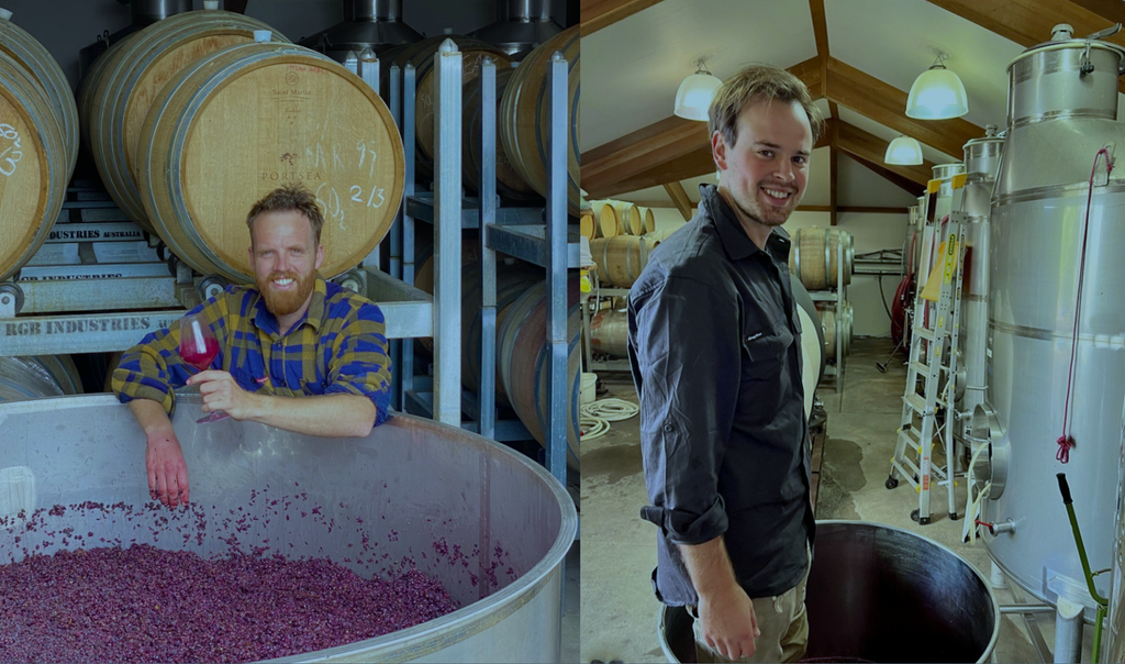 Portsea Estate winemakers Matt Lugg and Will Ross