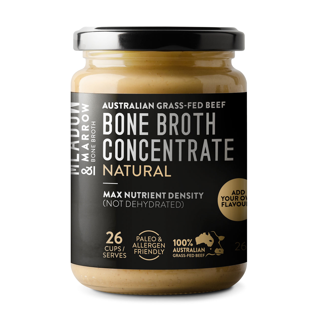 pistol Thorns Forbavselse Meadow and Marrow Bone Broth Concentrate - Natural – Nourishing Hub
