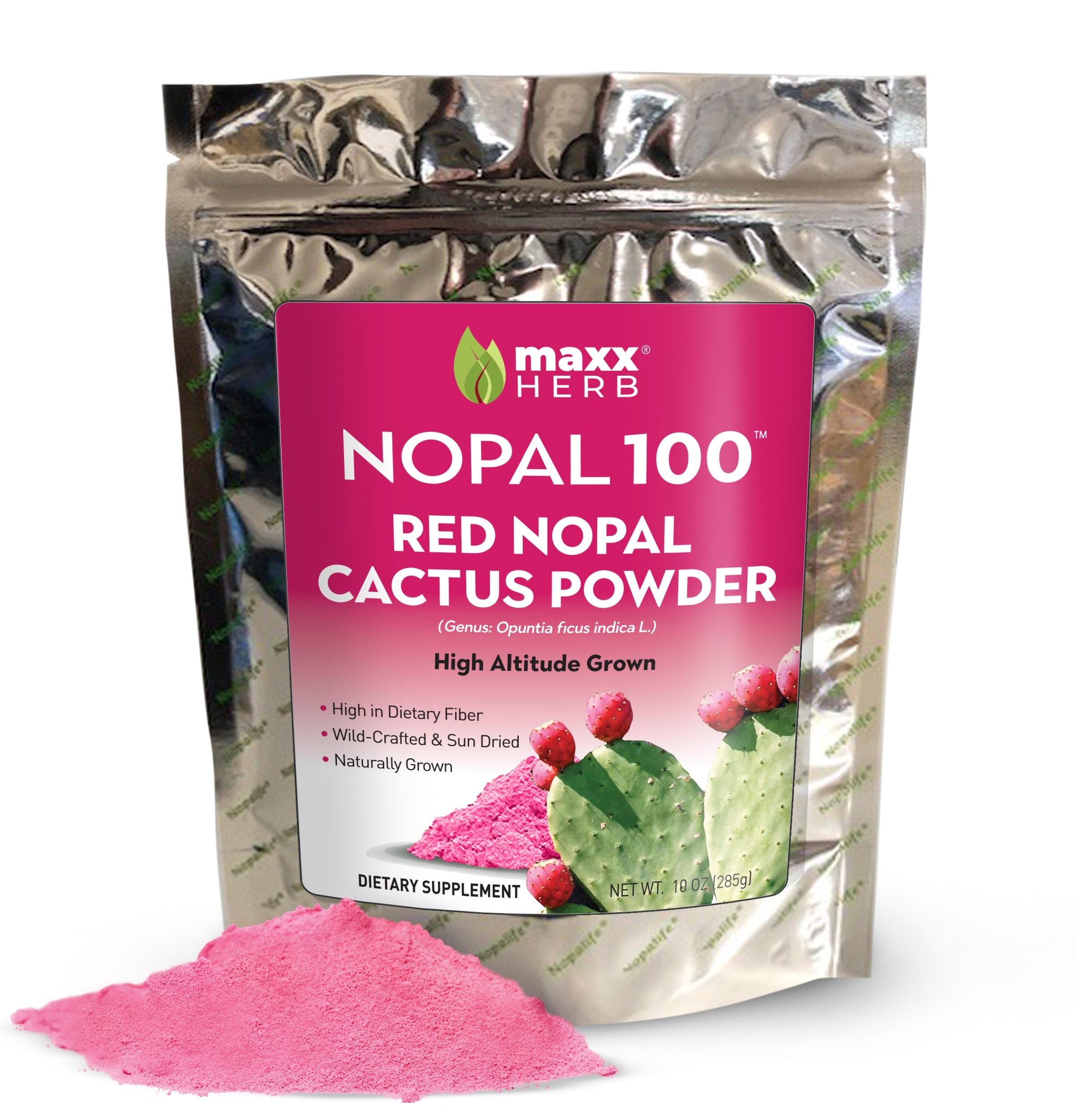 Image of Red Nopal Cactus Fruit Powder - 10oz (28 Servings)