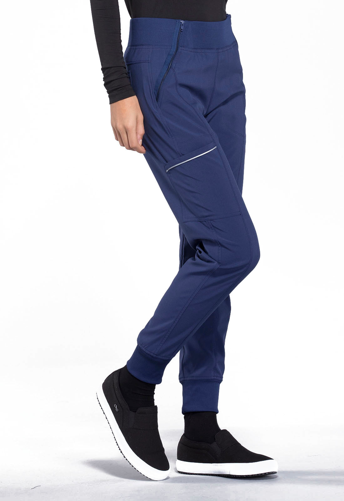 Scrub Pants - Cherokee Infinity Men's Mid Rise Jogger - Black