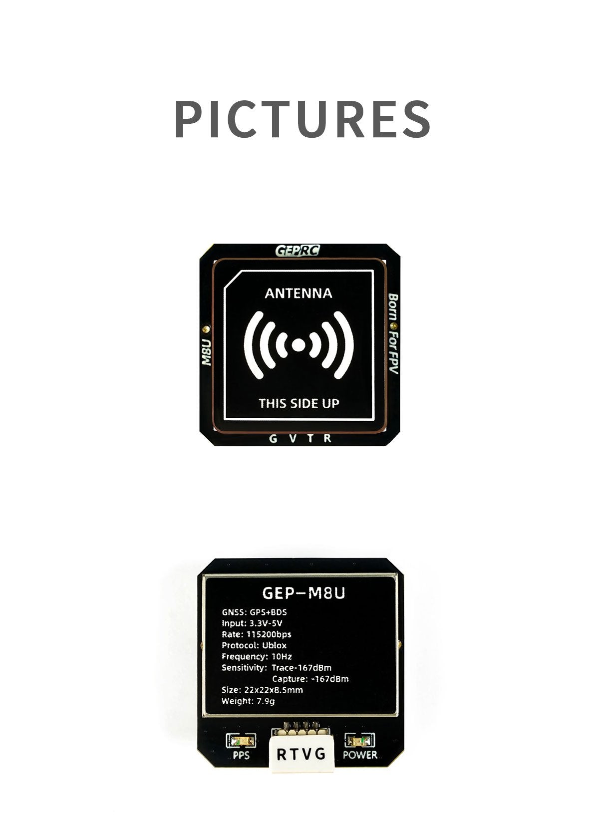 GEP-M8U GPS module