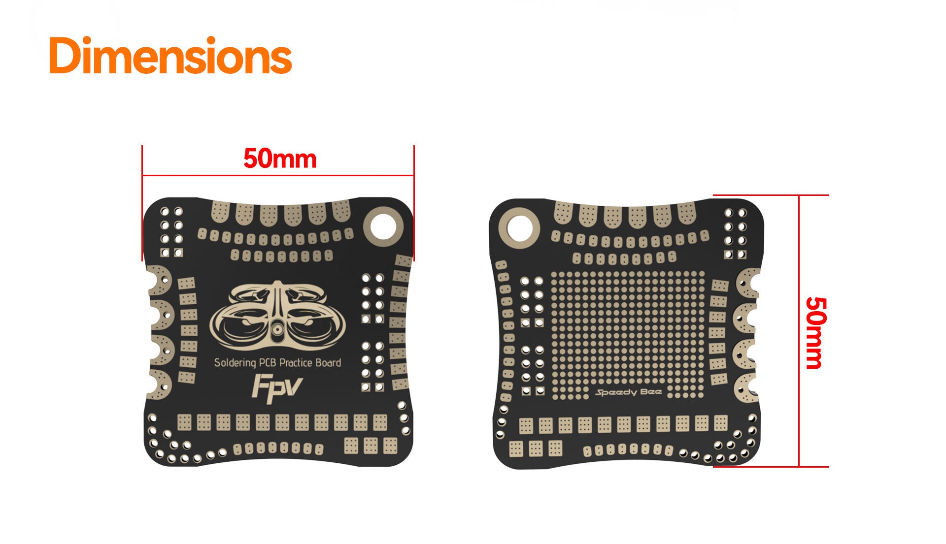 SpeedyBee FPV Soldering Practice Board