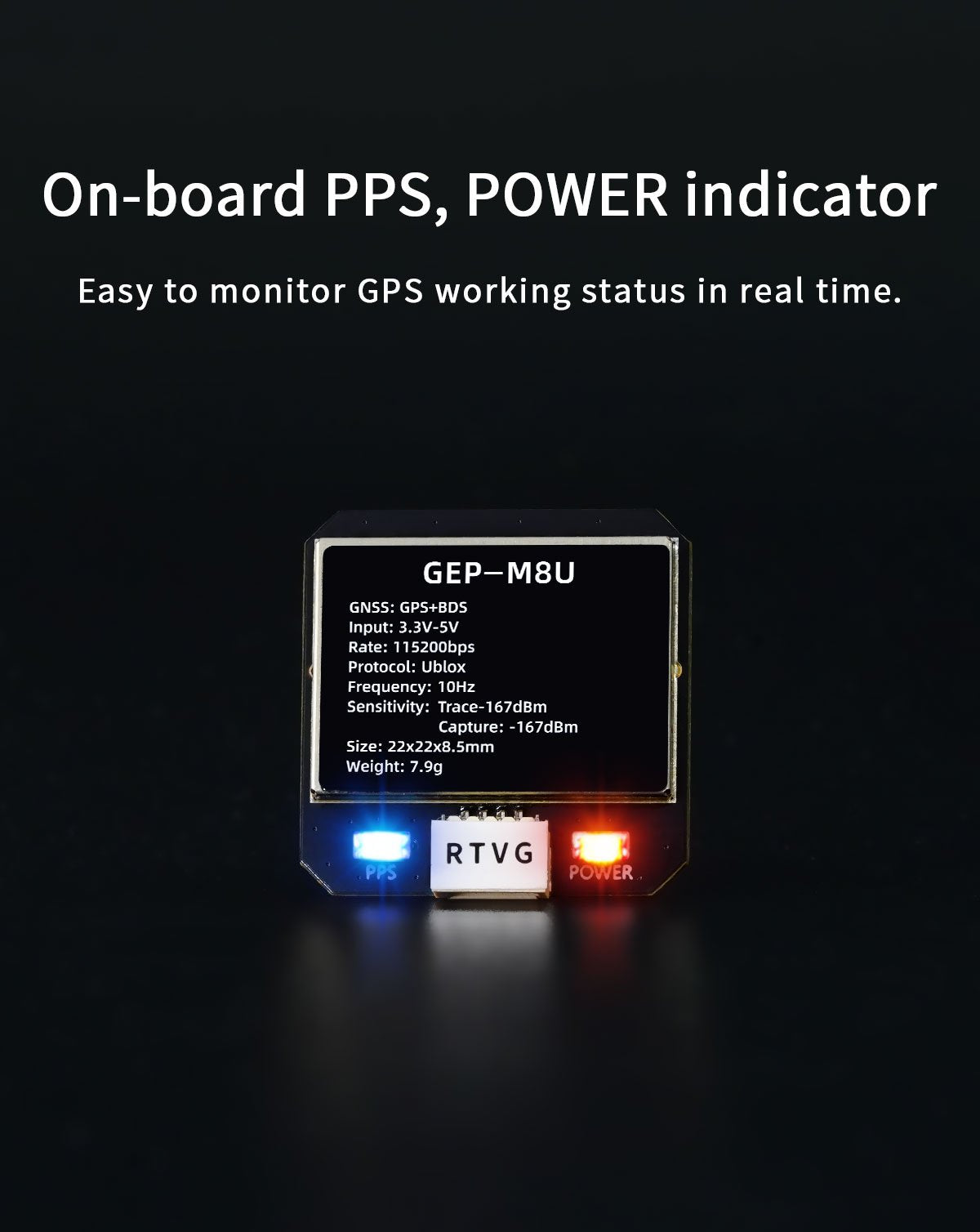 GEP-M8U GPS module