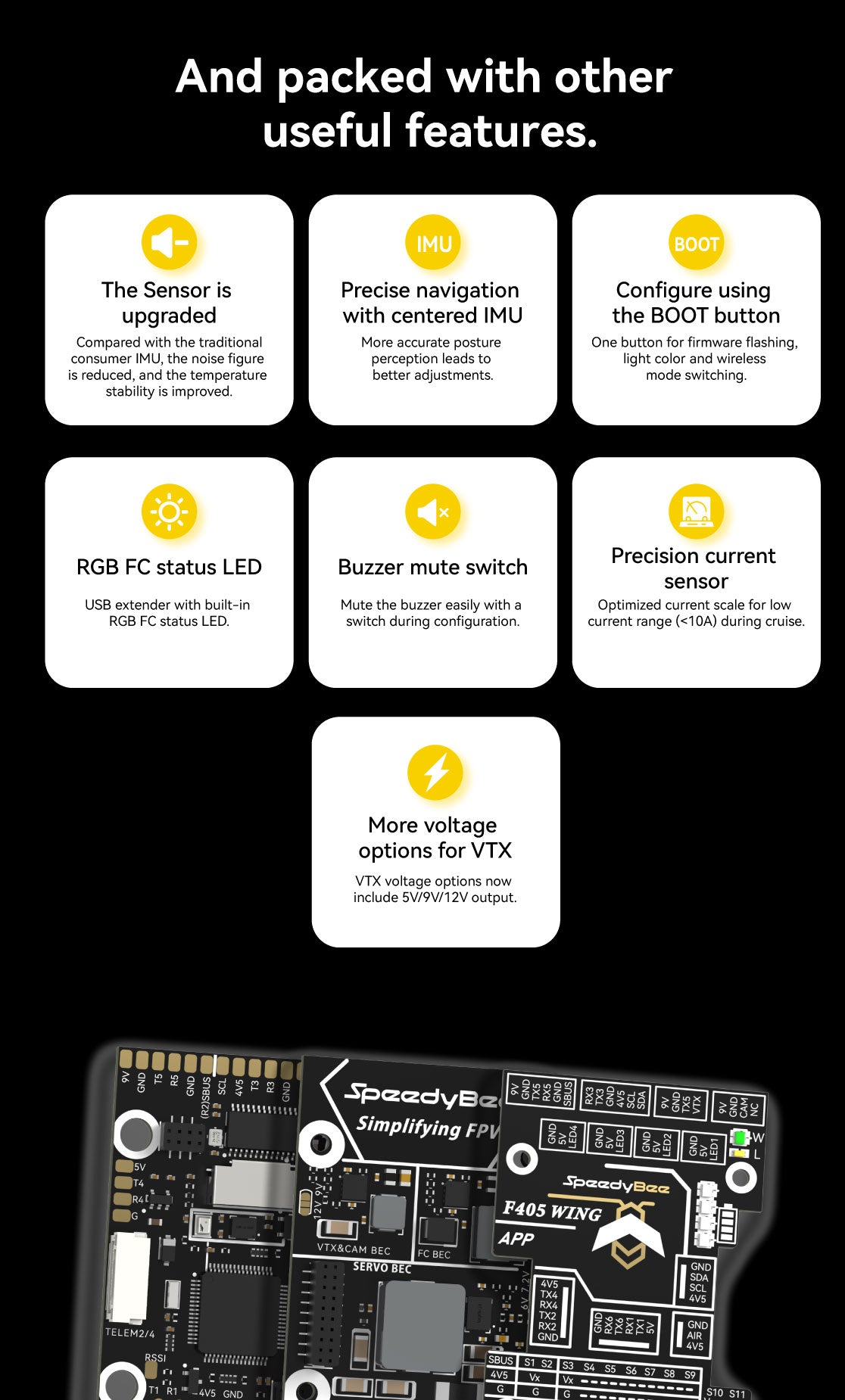 SpeedyBee F405 WING APP